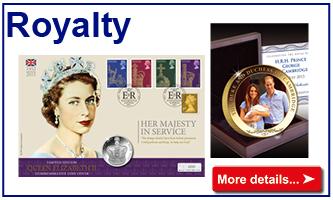 Royalty coins & stamps